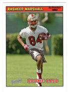 Rasheed Marshall RC - San Francisco 49ers (NFL Football Card) 2005 Topps Bazooka # 199 Mint