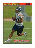 Darren Sproles RC - San Diego Chargers (NFL Football Card) 2005 Topps Bazooka # 207 Mint