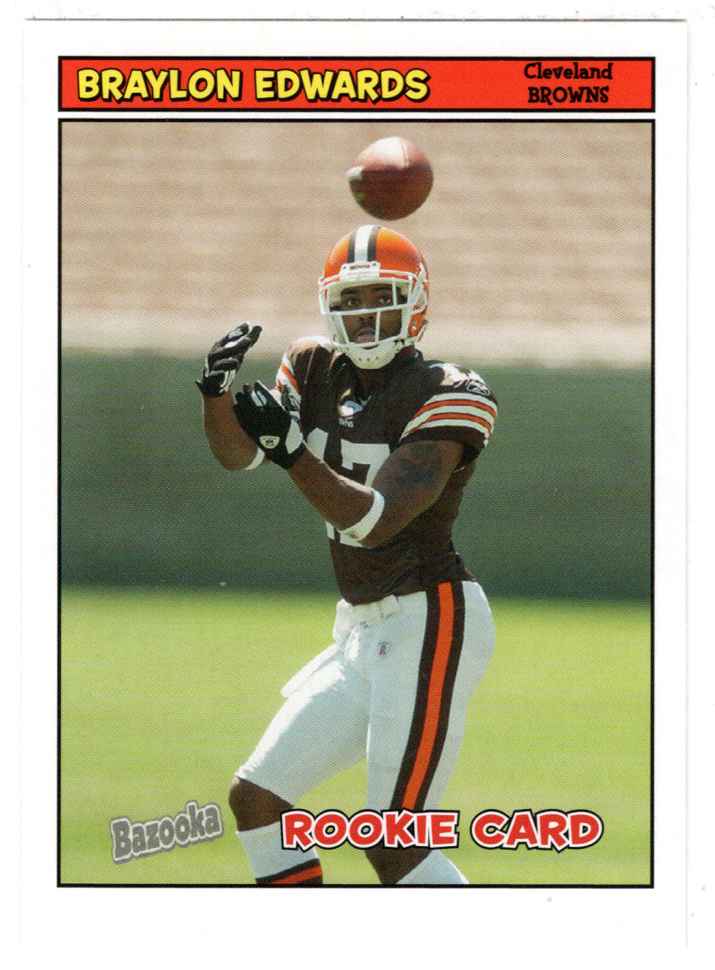 Braylon Edwards RC - Cleveland Browns (NFL Football Card) 2005 Topps Bazooka # 212 Mint