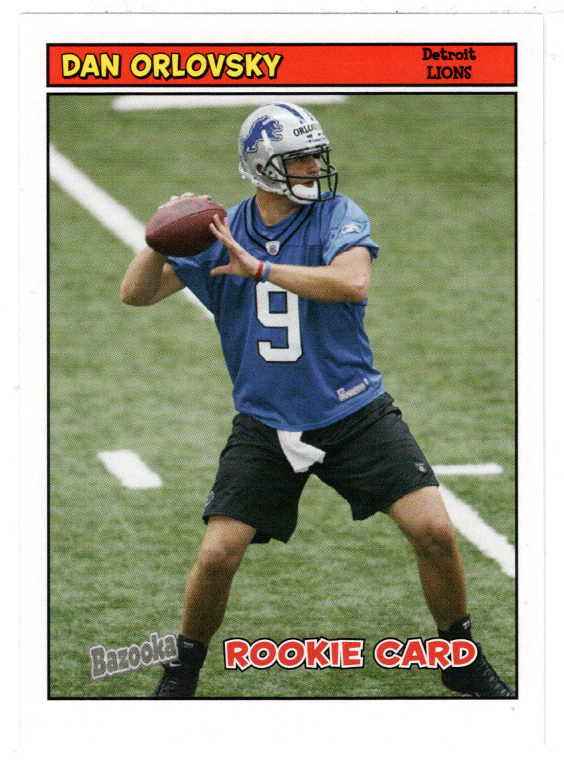 Dan Orlovsky RC - Detroit Lions (NFL Football Card) 2005 Topps Bazooka # 215 Mint