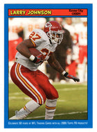Larry Johnson - Kansas City Chiefs (NFL Football Card) 2005 Topps Bazooka BLUE # 87 Mint