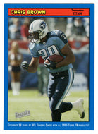 Chris Brown - Tennessee Titans (NFL Football Card) 2005 Topps Bazooka BLUE # 128 Mint