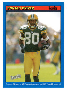Donald Driver - Green Bay Packers (NFL Football Card) 2005 Topps Bazooka BLUE # 139 Mint