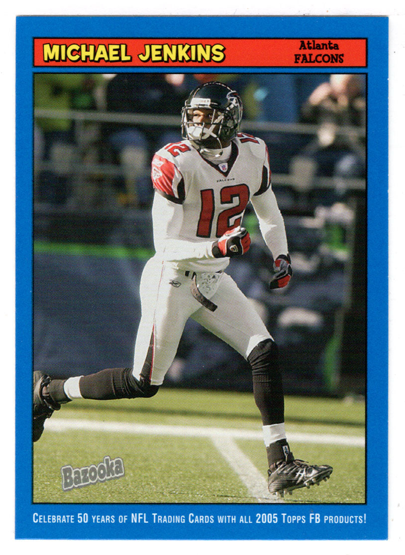 Michael Jenkins - Atlanta Falcons (NFL Football Card) 2005 Topps Bazooka BLUE # 158 Mint