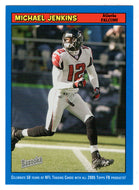 Michael Jenkins - Atlanta Falcons (NFL Football Card) 2005 Topps Bazooka BLUE # 158 Mint