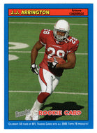 J.J. Arrington - Arizona Cardinals (NFL Football Card) 2005 Topps Bazooka BLUE # 166 Mint