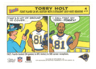 Torry Holt - St. Louis Rams (NFL Football Card) 2005 Topps Bazooka COMICS # 4 Mint
