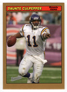 Daunte Culpepper - Minnesota Vikings (NFL Football Card) 2005 Topps Bazooka GOLD # 20 Mint