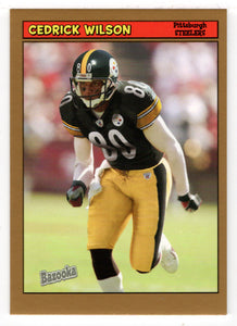 Cedrick Wilson - Pittsburgh Steelers (NFL Football Card) 2005 Topps Bazooka GOLD # 23 Mint