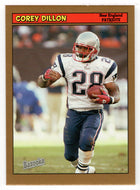 Corey Dillon - New England Patriots (NFL Football Card) 2005 Topps Bazooka GOLD # 42 Mint