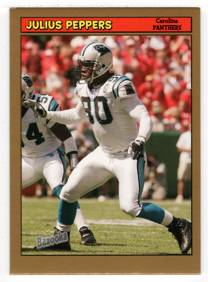 Julius Peppers - Carolina Panthers (NFL Football Card) 2005 Topps Bazooka GOLD # 43 Mint