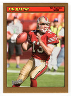Tim Rattay - San Francisco 49ers (NFL Football Card) 2005 Topps Bazooka GOLD # 73 Mint
