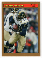 Steven Jackson - St. Louis Rams (NFL Football Card) 2005 Topps Bazooka GOLD # 75 Mint