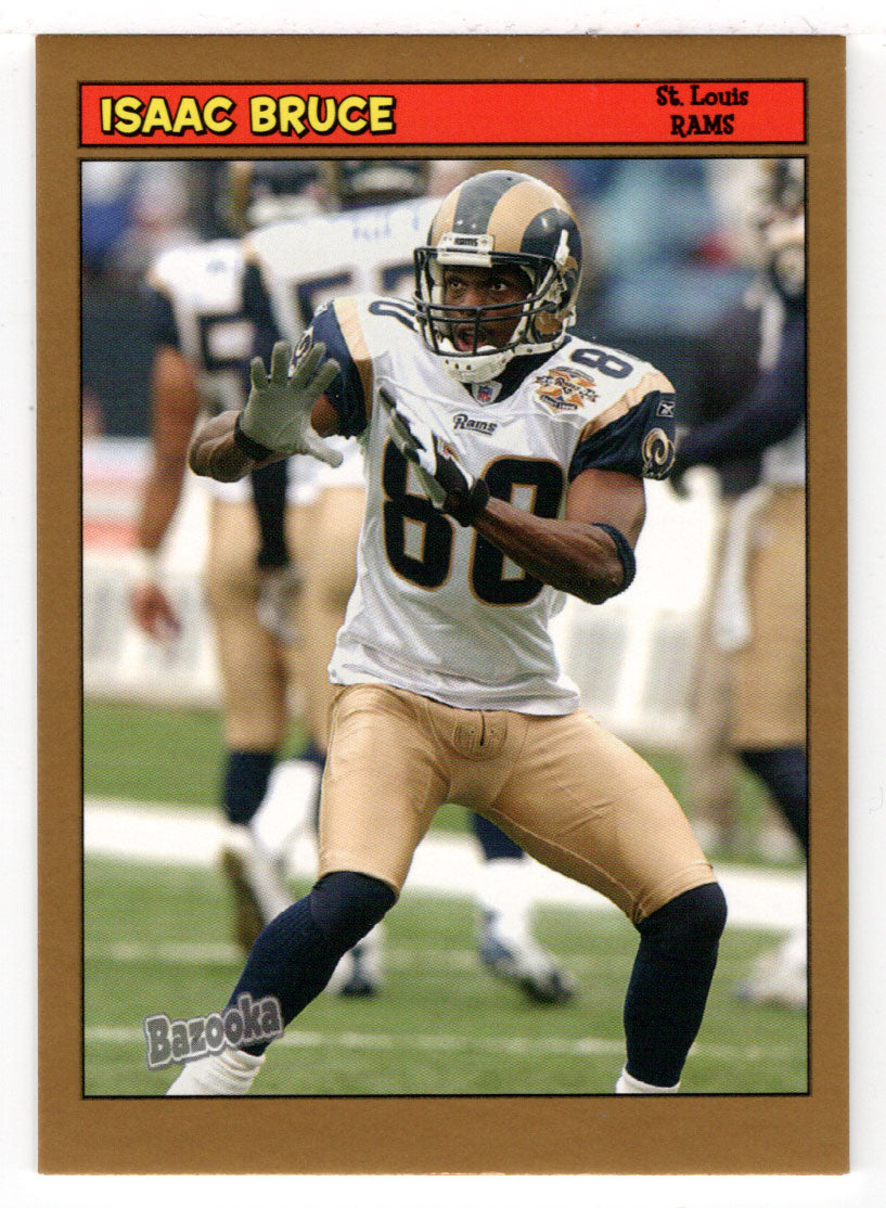 Isaac Bruce - St. Louis Rams (NFL Football Card) 2005 Topps Bazooka GOLD # 116 Mint