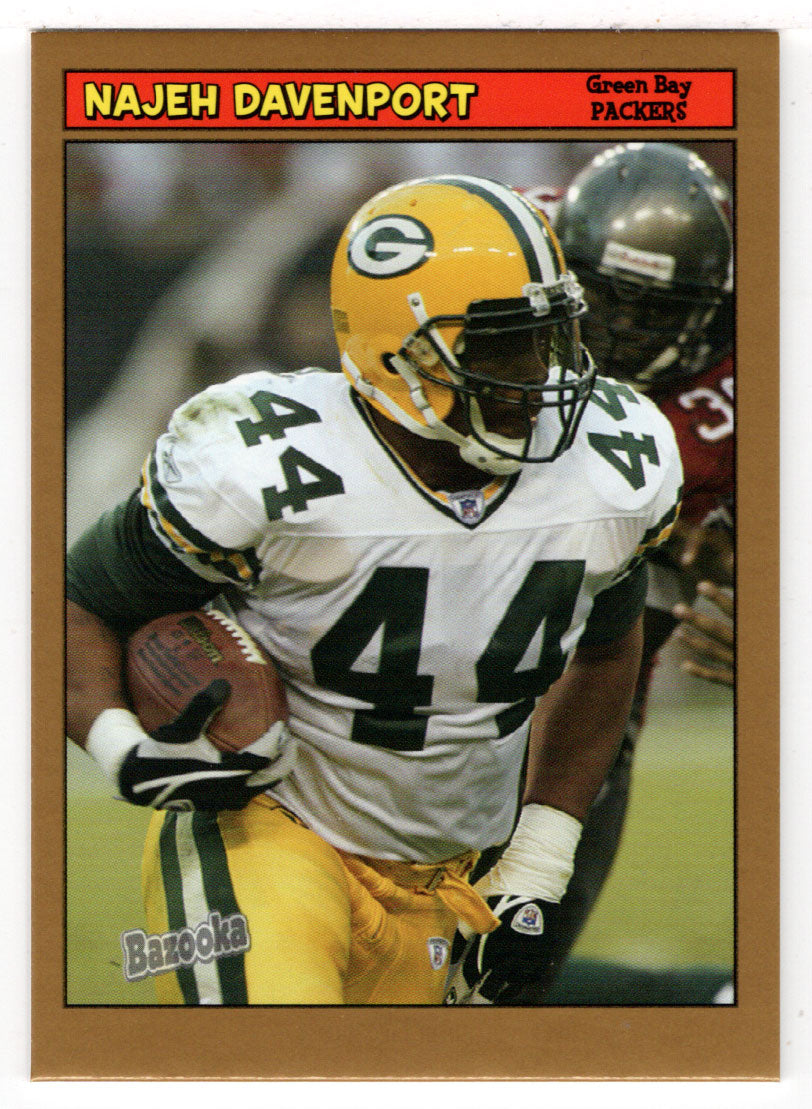 Najeh Davenport - Green Bay Packers (NFL Football Card) 2005 Topps Bazooka GOLD # 125 Mint