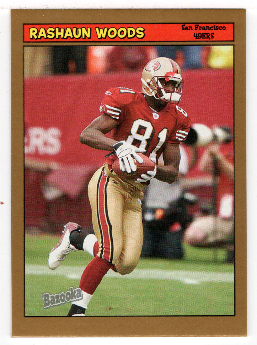 Rashaun Woods - San Francisco 49ers (NFL Football Card) 2005 Topps Bazooka GOLD # 141 Mint