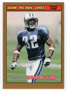 Adam Jones - Tennessee Titans (NFL Football Card) 2005 Topps Bazooka GOLD # 180 Mint