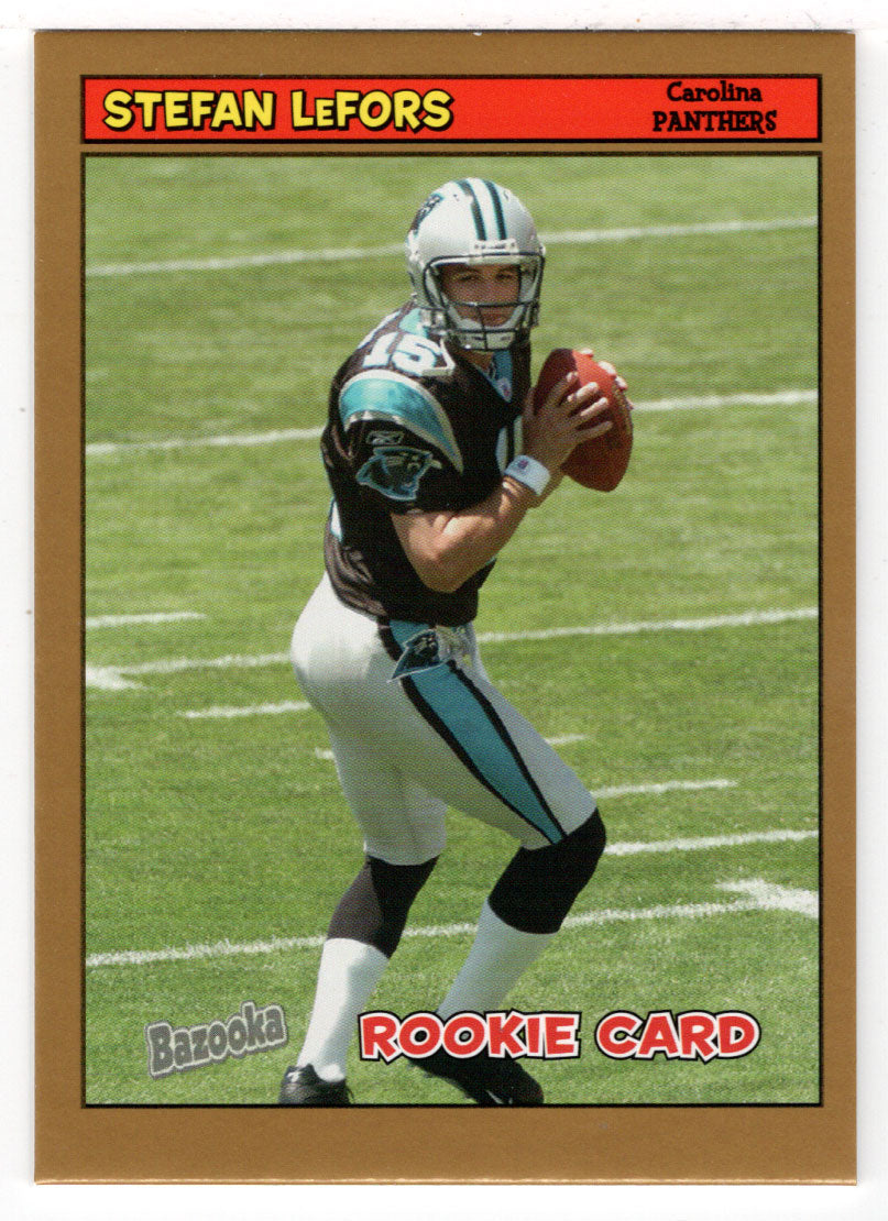 Stefan LeFors - Carolina Panthers (NFL Football Card) 2005 Topps Bazooka GOLD # 182 Mint