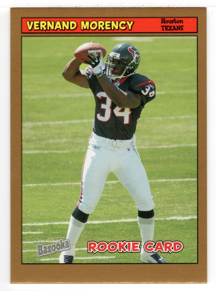 Vernand Morency - Houston Texans (NFL Football Card) 2005 Topps Bazooka GOLD # 185 Mint