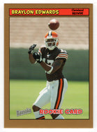 Braylon Edwards - Cleveland Browns (NFL Football Card) 2005 Topps Bazooka GOLD # 212 Mint