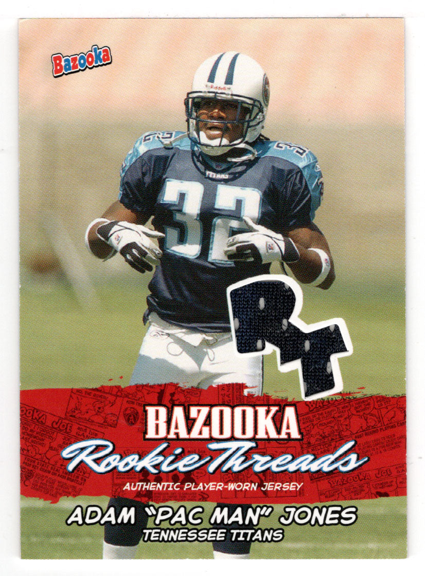 Adam Jones - Tennessee Titans (NFL Football Card) 2005 Topps Bazooka Rookie Threads Jersey # BZR-AJ Mint