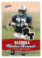 Adam Jones - Tennessee Titans (NFL Football Card) 2005 Topps Bazooka Rookie Threads Jersey # BZR-AJ Mint
