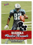 Courtney Roby	- Tennessee Titans (NFL Football Card) 2005 Topps Bazooka Rookie Threads Jersey # BZR-CR Mint