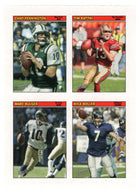 Chad Pennington - Kyle Boller - Marc Bulger - Tim Rattay - New York Jets (NFL Football Card) 2005 Topps Bazooka 4 on 1 Stickers # 8 Mint