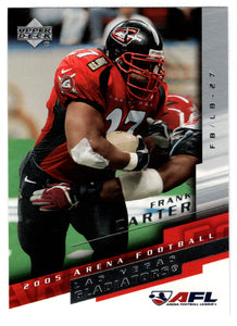 Frank Carter (AFL Football Card) 2005 Upper Deck Arena # 47 Mint