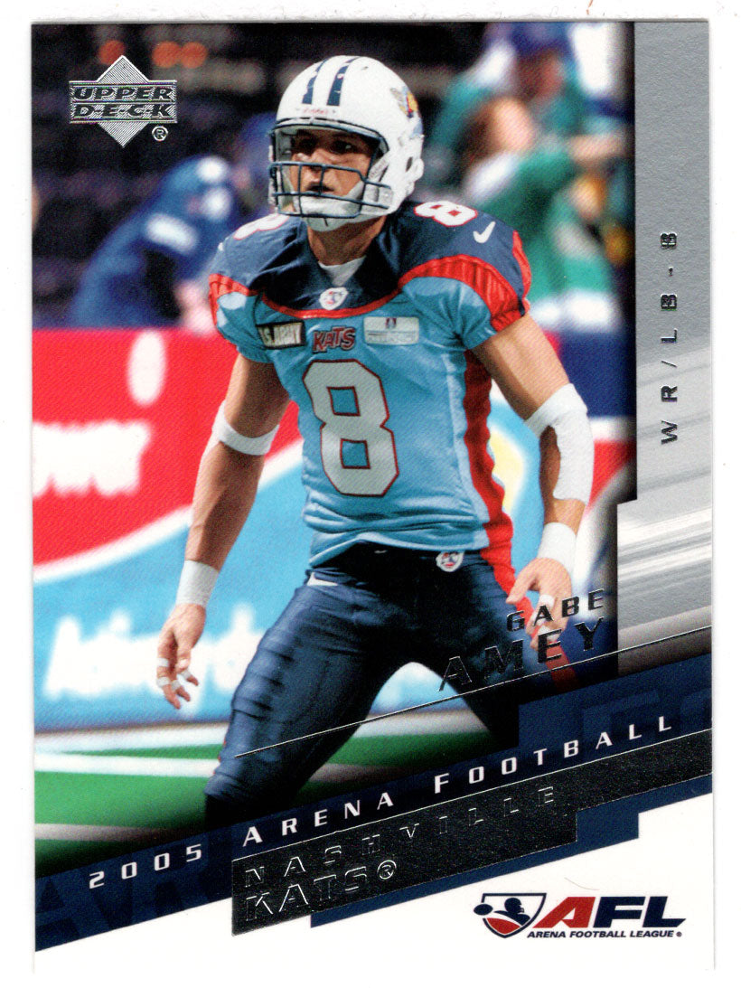 Gabe Amey (AFL Football Card) 2005 Upper Deck Arena # 57 Mint