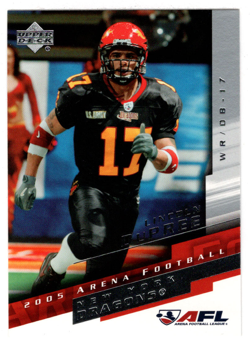 Lincoln DuPree (AFL Football Card) 2005 Upper Deck Arena # 65 Mint