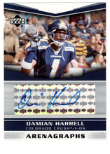 Load image into Gallery viewer, Damian Harrell (AFL Football Card) 2005 Upper Deck Arena - Arenagraphs # DH-A Mint
