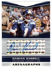 Damian Harrell (AFL Football Card) 2005 Upper Deck Arena - Arenagraphs # DH-A Mint