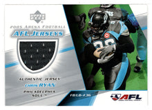 Load image into Gallery viewer, Chris Ryan (AFL Football Card) 2005 Upper Deck Arena Jersey # CR-J Mint
