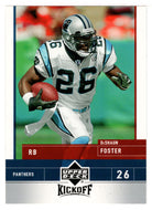 DeShaun Foster - Carolina Panthers (NFL Football Card) 2005 Upper Deck Kickoff # 14 Mint