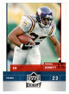 Michael Bennett - Minnesota Vikings (NFL Football Card) 2005 Upper Deck Kickoff # 50 Mint