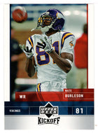 Nate Burleson - Minnesota Vikings (NFL Football Card) 2005 Upper Deck Kickoff # 51 Mint