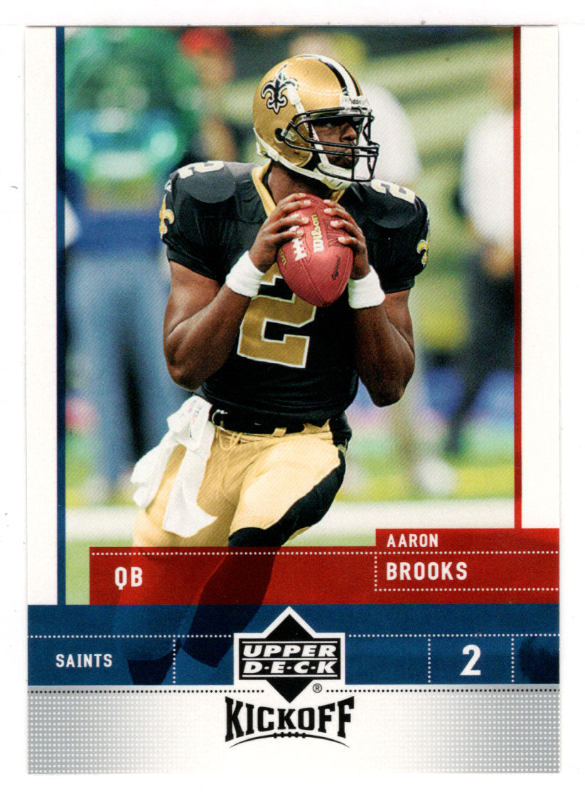 Aaron Brooks - New Orleans Saints (NFL Football Card) 2005 Upper Deck –  PictureYourDreams