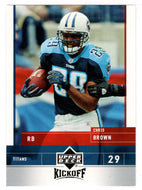 Chris Brown - Tennessee Titans (NFL Football Card) 2005 Upper Deck Kickoff # 87 Mint