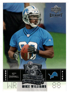 Mike Williams - Detroit Lions (NFL Football Card) 2005 Upper Deck Kickoff # 105 Mint