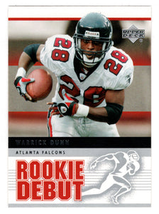 Warrick Dunn - Atlanta Falcons (NFL Football Card) 2005 Upper Deck Rookie Debut # 5 Mint