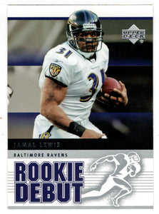 Jamal Lewis - Baltimore Ravens (NFL Football Card) 2005 Upper Deck Rookie Debut # 7 Mint