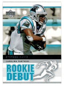 Stephen Davis - Carolina Panthers (NFL Football Card) 2005 Upper Deck Rookie Debut # 13 Mint
