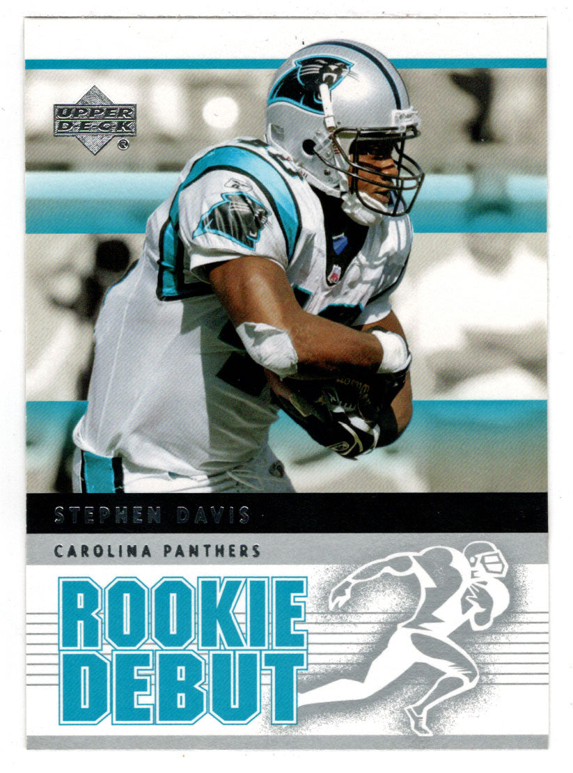 Stephen Davis - Carolina Panthers (NFL Football Card) 2005 Upper Deck Rookie Debut # 13 Mint