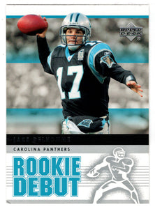 Jake Delhomme - Carolina Panthers (NFL Football Card) 2005 Upper Deck Rookie Debut # 14 Mint