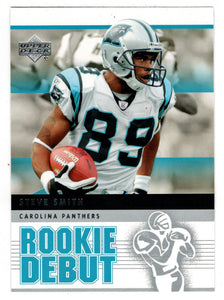Steve Smith - Carolina Panthers (NFL Football Card) 2005 Upper Deck Rookie Debut # 15 Mint