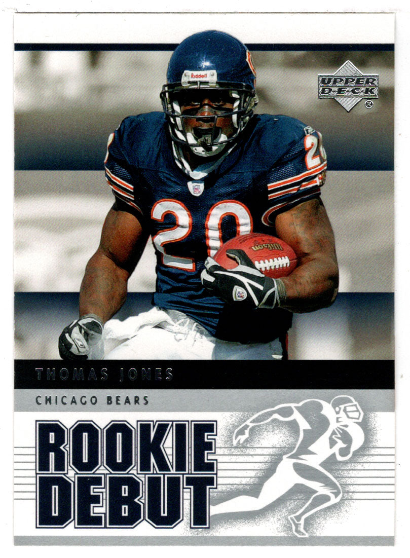 Thomas Jones - Chicago Bears (NFL Football Card) 2005 Upper Deck Rookie Debut # 16 Mint