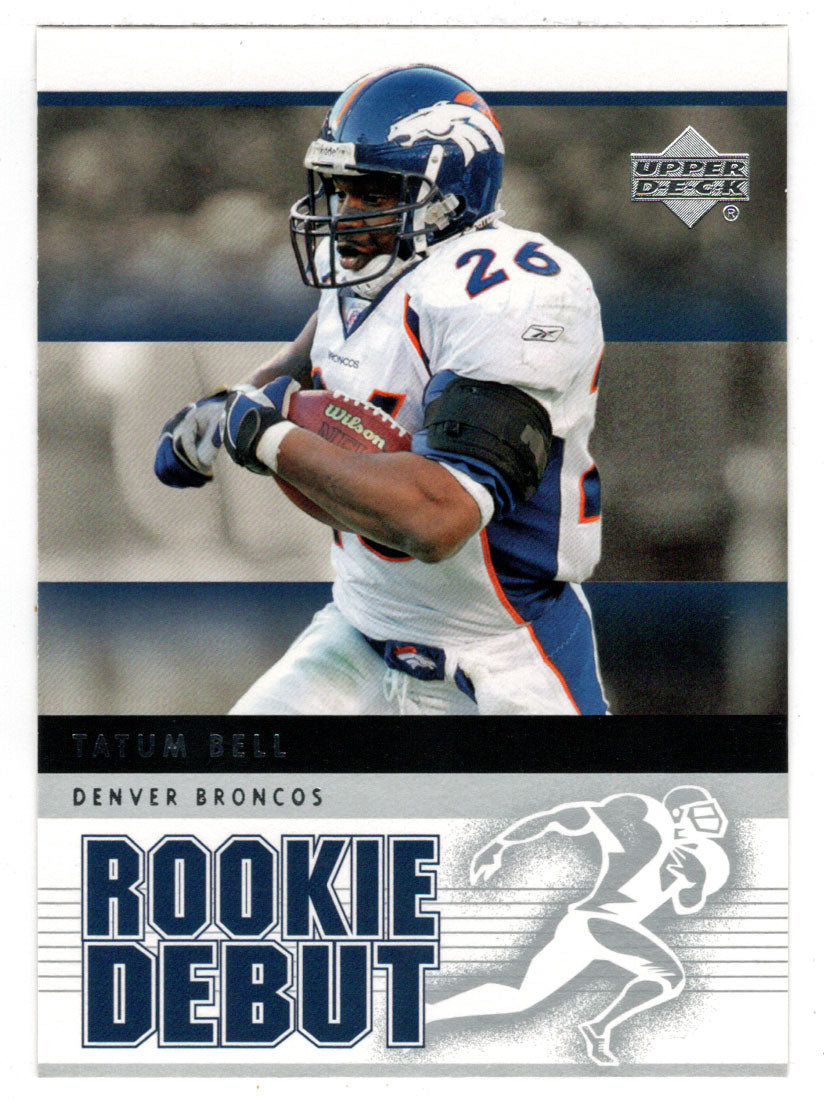 Tatum Bell - Denver Broncos (NFL Football Card) 2005 Upper Deck Rookie –  PictureYourDreams