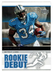 Kevin Jones - Detroit Lions (NFL Football Card) 2005 Upper Deck Rookie Debut # 34 Mint