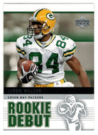 Javon Walker - Green Bay Packers (NFL Football Card) 2005 Upper Deck Rookie Debut # 36 Mint